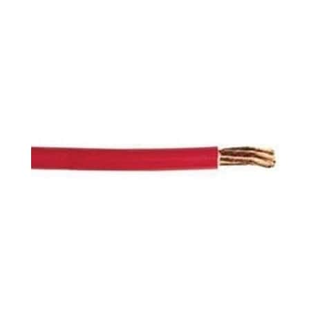 East Penn Primary Wire, Automotive, 4 AWG, Copper, Red, PVC Jacket, Stranded 04606
